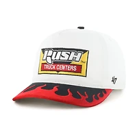 Men's '47  White/Red Noah Gragson Flame Hitch Adjustable Hat