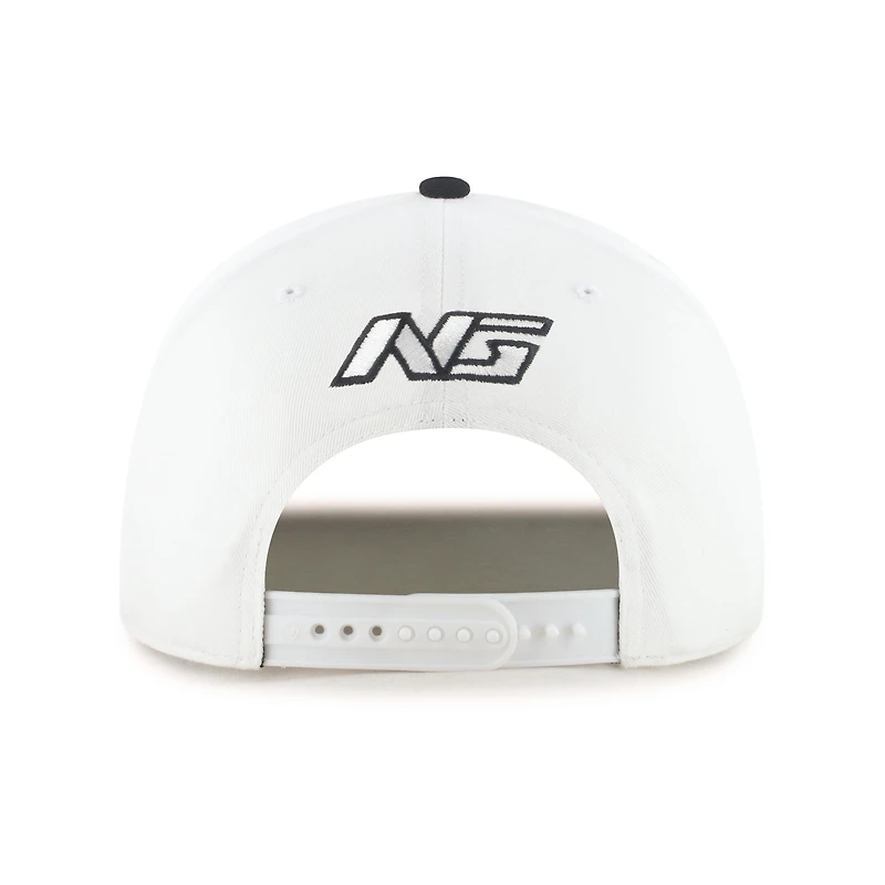 Men's '47 White/Red Noah Gragson Flame Hitch Adjustable Hat