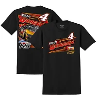 Men's Front Row Black Noah Gragson Rush Truck Centers Car T-Shirt