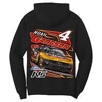 Men's Front Row Black Noah Gragson Rush Truck Centers Pullover Hoodie