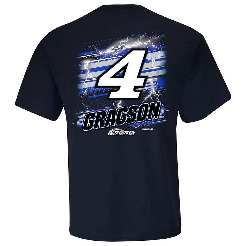 Men's Front Row Motorsports Navy Noah Gragson Name & Number T-Shirt