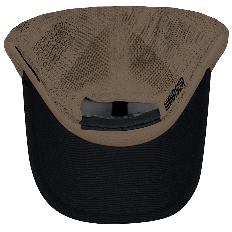 Unisex Checkered Flag Sports Black Noah Gragson  Flag Trucker Adjustable Hat