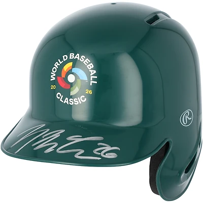 Nolan McLean USA Baseball Autographed 2026 World Baseball Classic Logo Mini Batting Helmet