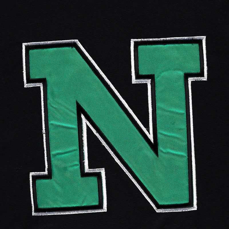 T-shirt avec applique FISLL pour hommes, noir, Norfolk State Spartans