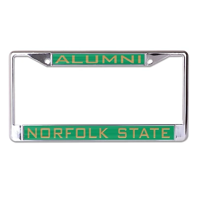 Cadre de plaque d'immatriculation WinCraft Norfolk State Spartans S/L Alumni