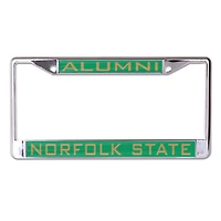 Cadre de plaque d'immatriculation WinCraft Norfolk State Spartans S/L Alumni