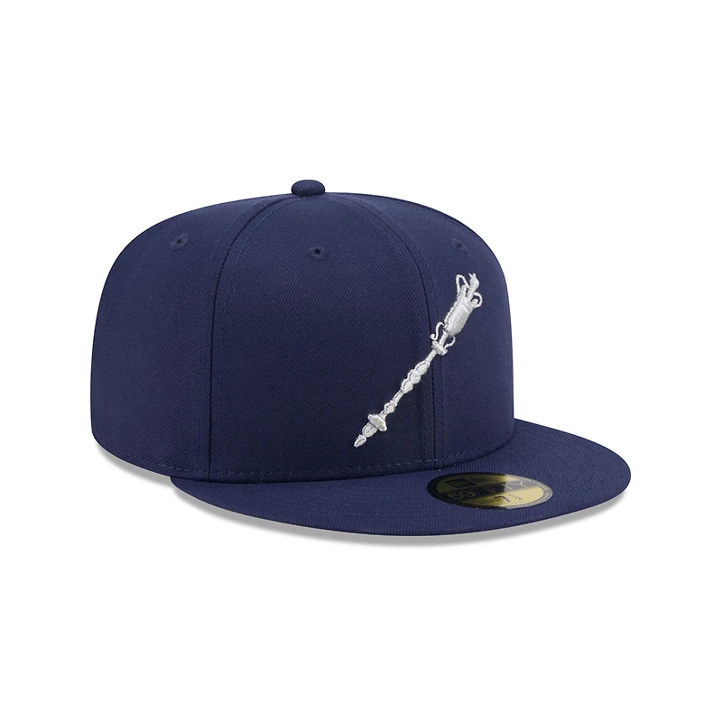 Casquette ajustée 59FIFTY bleu marine Norfolk Tides pour homme de New Era