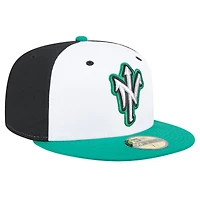 Casquette ajustée 59FIFTY blanche Norfolk Tides Authentic Collection pour homme de New Era