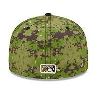 Men's New Era White/Camo Norfolk Tides Theme Night 59FIFTY Fitted Hat
