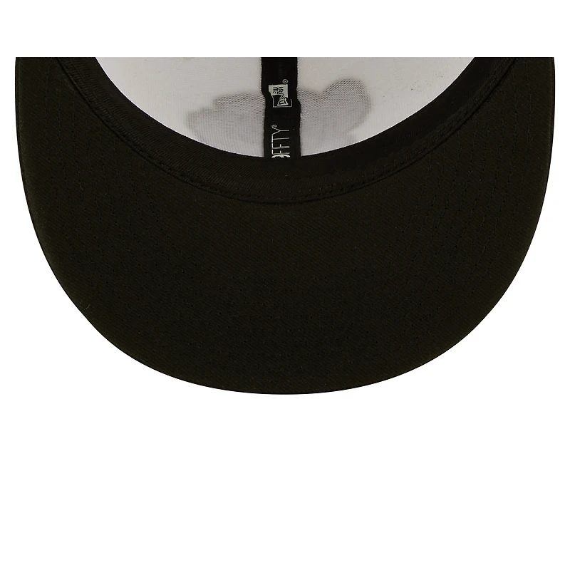 Casquette ajustée New Era 59FIFTY pour homme, blanche/camouflage, thème Norfolk Tides.
