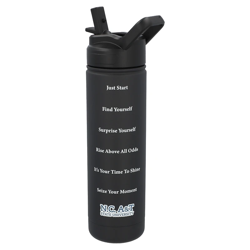 BLACC Bottle North Carolina A&T Aggies 25oz. Stainless Steel Water Bottle