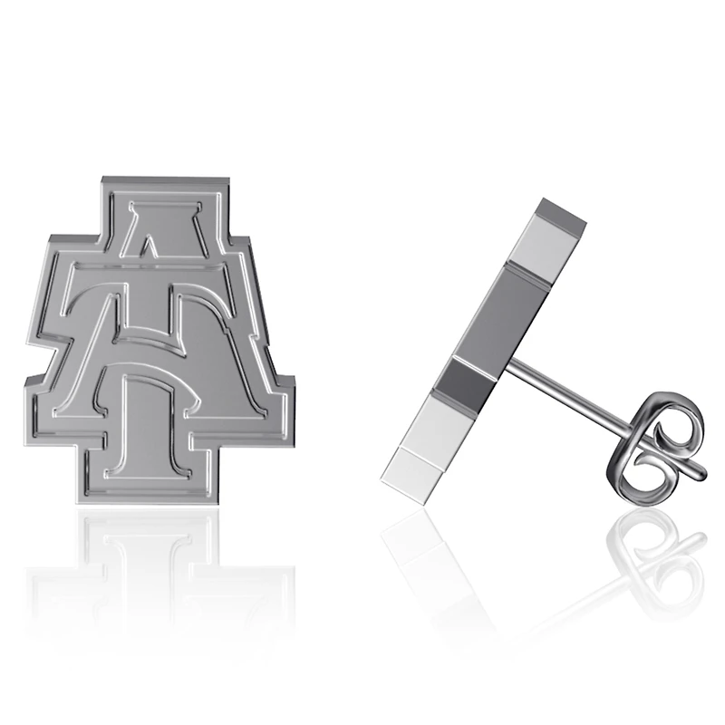 Dayna Designs North Carolina A&T Aggies Team Logo Boucles d'oreilles en argent