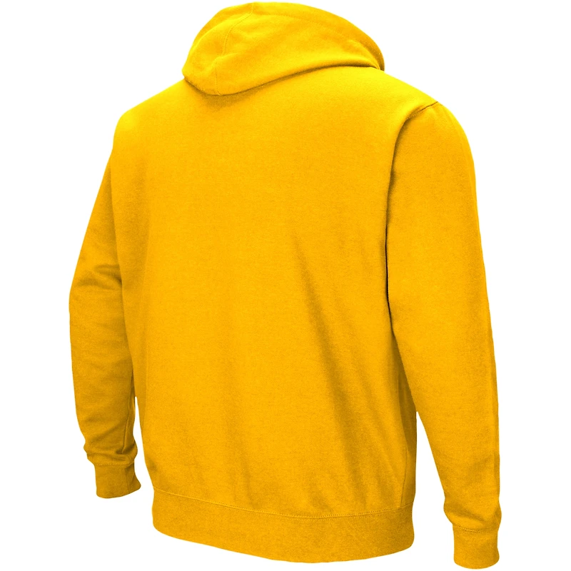 Sweat à capuche Colosseum Gold pour homme, avec logo et arche des North Carolina A&T Aggies