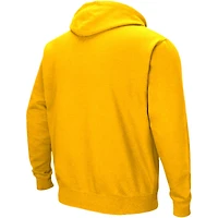Sweat à capuche Colosseum Gold pour homme, avec logo et arche des North Carolina A&T Aggies