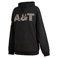 Men's FISLL  Black North Carolina A&T Aggies Puff Print Sliced Pullover Hoodie