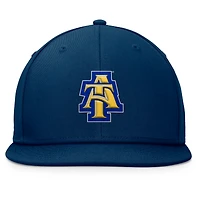 Casquette Snapback fondamentale Top of the World Navy North Carolina A&T Aggies pour hommes