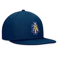 Casquette Snapback fondamentale Top of the World Navy North Carolina A&T Aggies pour hommes