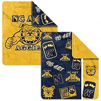 Couverture Dream Weave 50" x 60" des A&T Aggies de Caroline du Nord