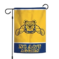 Drapeau de jardin double face WinCraft North Carolina A&T Aggies 12'' x 18''