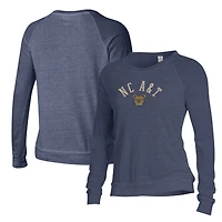 Sweat-shirt ample bleu marine pour femme, vêtement alternatif, North Carolina A&T Aggies