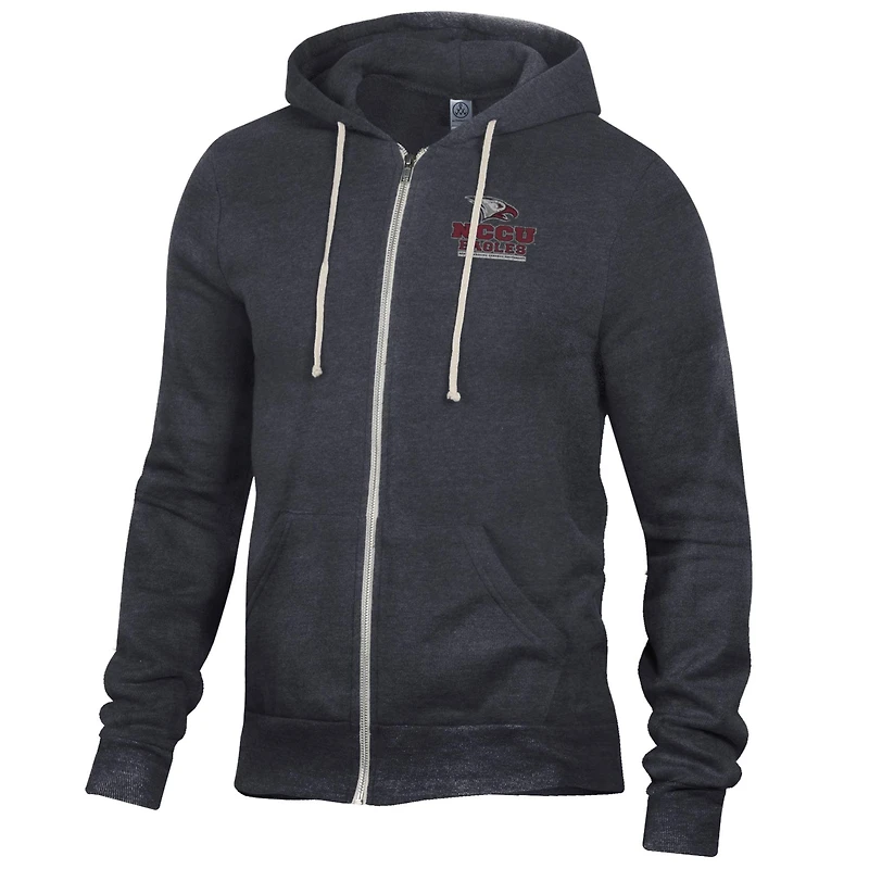 Men's Black North Carolina Central Eagles Rocky Full-Zip Hoodie
