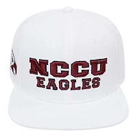 Men's Pro Standard White North Carolina Central Eagles Wool Snapback Hat