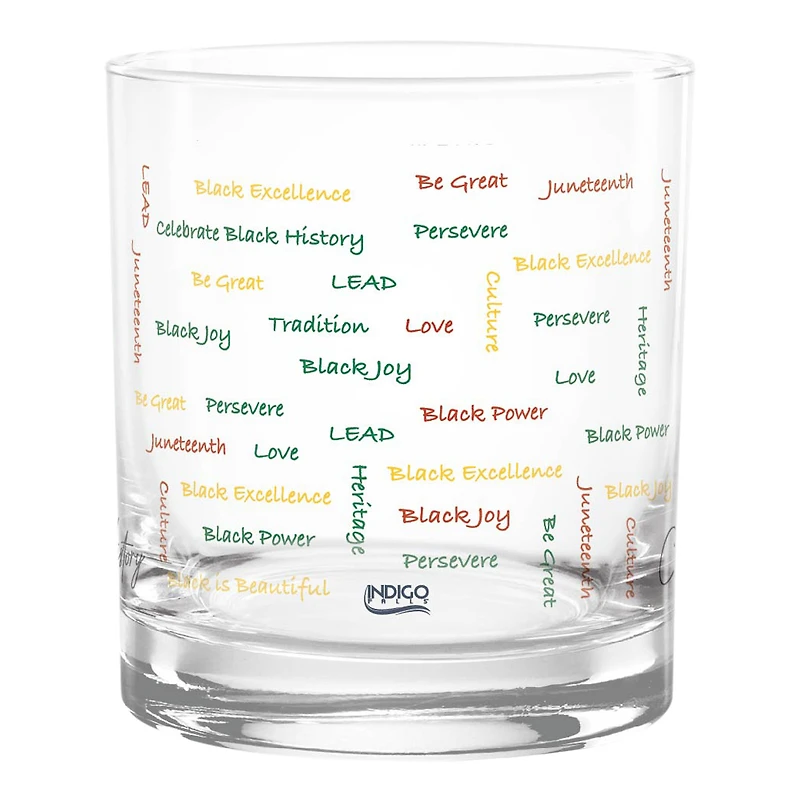 North Carolina Central Eagles 14oz. Black History Month Rocks Glass