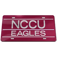Plaque d'immatriculation classique WinCraft North Carolina Central Eagles