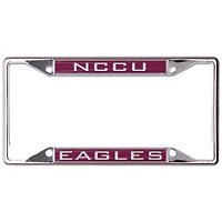 Cadre de plaque d'immatriculation en métal imprimé WinCraft North Carolina Central Eagles