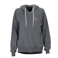 Veste polaire de moto anthracite pour femme des North Carolina Central Eagles