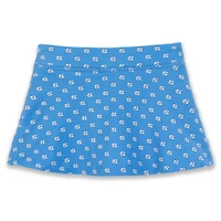 Girls Toddler ZooZatz Carolina Blue North Tar Heels All-Over Print Tennis Skort
