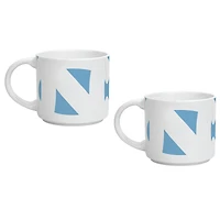 Indigo Falls North Carolina Tar Heels Two Pack 14oz. Stackable Mug Set
