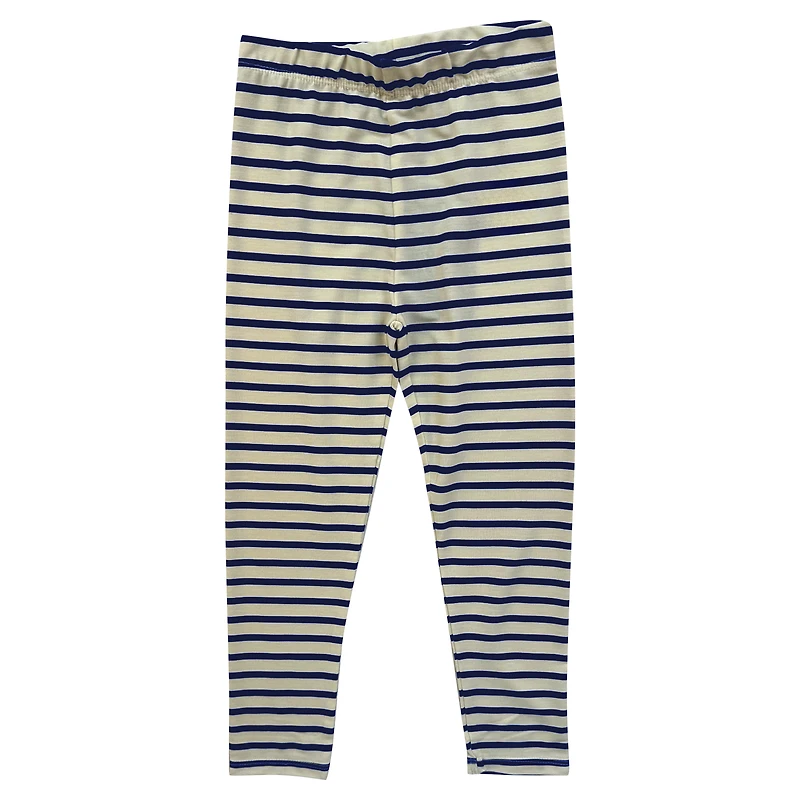 Infant Wes & Willy North Carolina Tar Heels Long Sleeve Top and Striped Tri-Blend Leggings Set