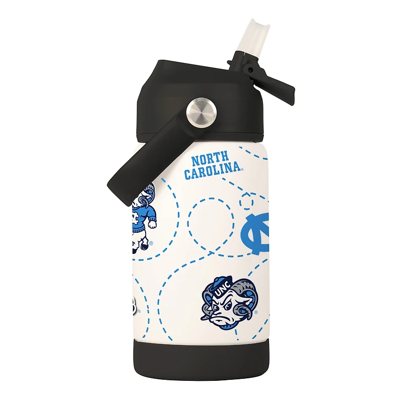 Bouteille de mascotte de 35 cl des Tar Heels de Caroline du Nord