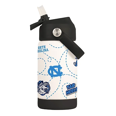 Bouteille de mascotte de 35 cl des Tar Heels de Caroline du Nord