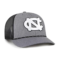Casquette ajustable en corde de carbone grise '47 pour homme des Tar Heels de Caroline du Nord