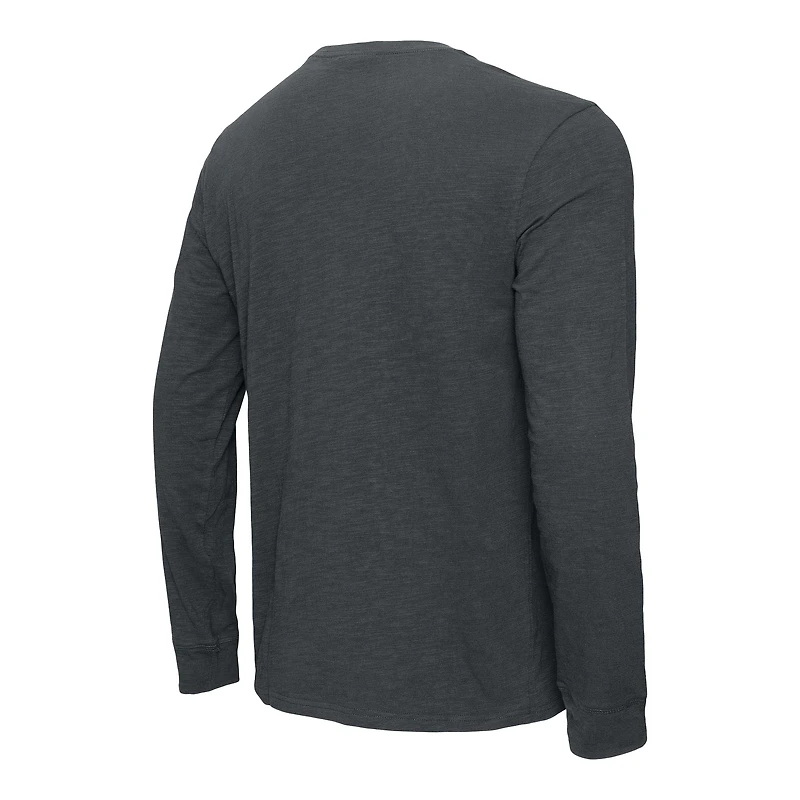 Men's Mitchell & Ness  Charcoal North Carolina Tar Heels Team Pride Long Sleeve T-Shirt