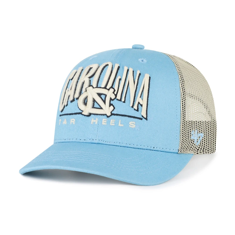Casquette de camionneur ajustable Carolina Blue '47 pour homme des Tar Heels de Caroline du Nord