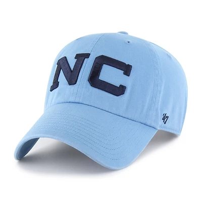 Casquette ajustable « 47 Carolina Blue » pour homme des Tar Heels de Caroline du Nord, Vault Clean Up