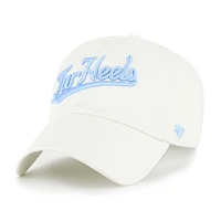Men's '47 Cream North Carolina Tar Heels Clean Up Adjustable Hat