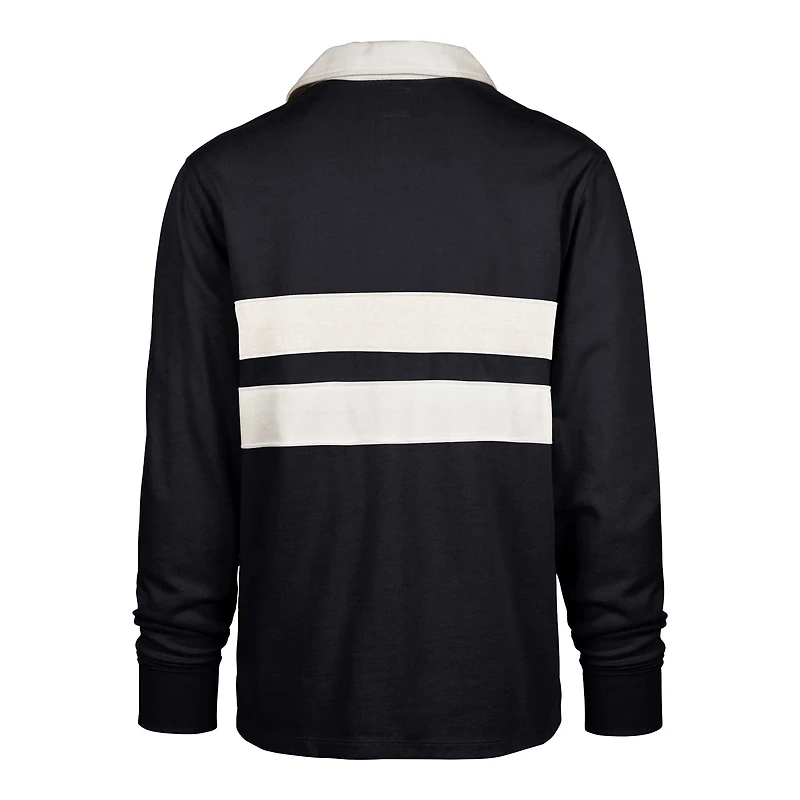 Polo de rugby à manches longues Clubhouse Knox Thames '47 bleu marine pour homme des Tar Heels Caroline du Nord