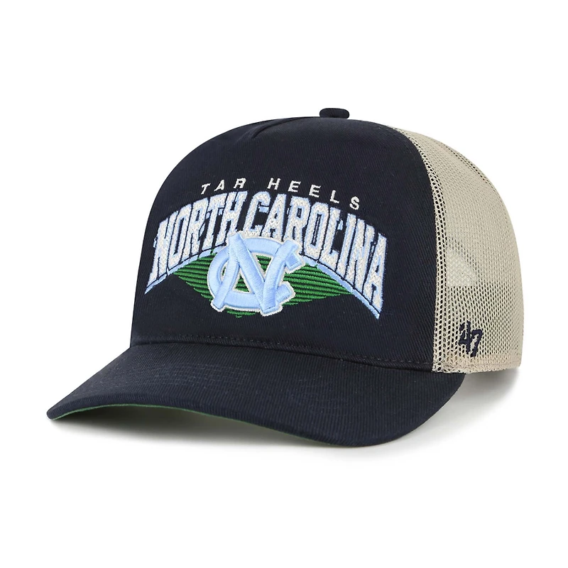 Men's '47 Navy North Carolina Tar Heels Pomona Mesh Hitch Adjustable Trucker Hat