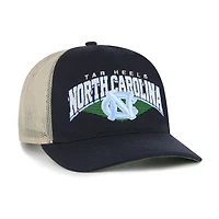 Men's '47  Navy North Carolina Tar Heels Pomona Mesh Hitch Adjustable Trucker Hat