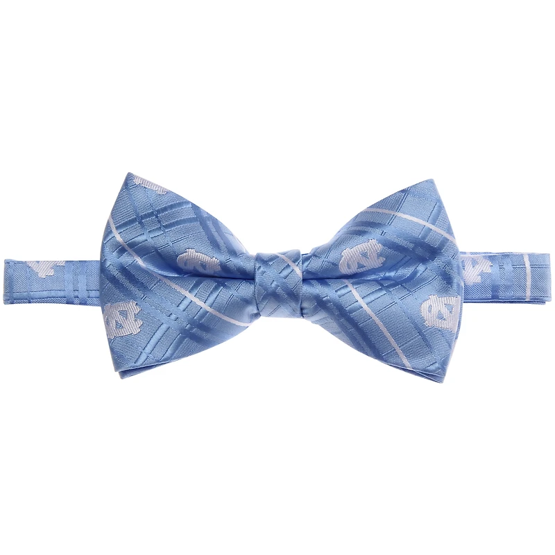 Nœud papillon Oxford bleu pour homme, aux couleurs des Tar Heels de Caroline du Nord