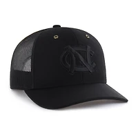 Men's Carhartt x '47 Black North Carolina Tar Heels Trucker Adjustable Hat