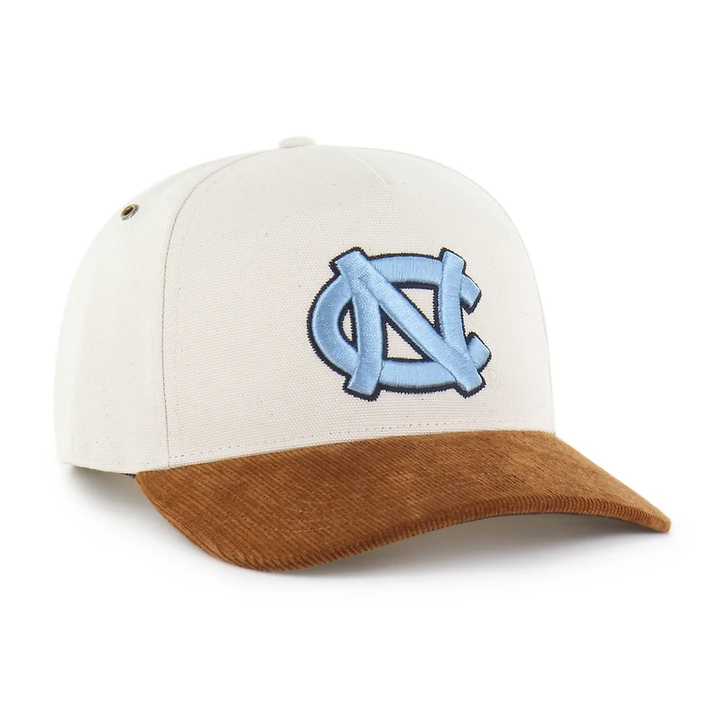 Men's Carhartt x '47 Natural/Brown North Carolina Tar Heels Undyed Relaxed Hitch Adjustable Hat