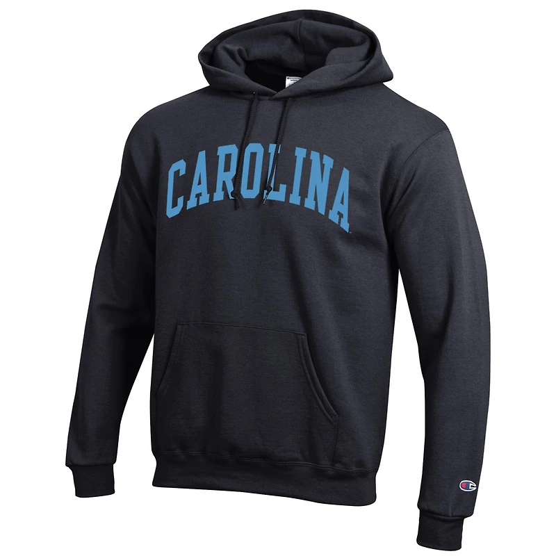 Men's Champion  Navy North Carolina Tar Heels Basic Arch Fleece Pullover Hoodie