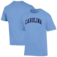 T-shirt à manches longues bleu Caroline du Nord Tar Heels pour homme Champion