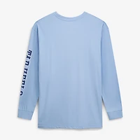Men's Champion  Carolina Blue North Tar Heels Big & Tall Arch Over Logo Long Sleeve T-Shirt