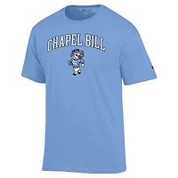 Men's Champion Carolina North Tar Heels Chapel Bill Mascot T-Shirt